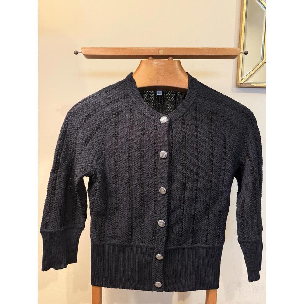 St. John Sport Vintage Cardigan Black Women’s P